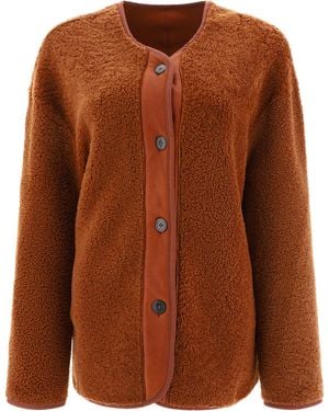 Giovi Shearing Reversible Jacket Jackets - Brown