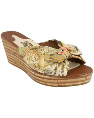 Ferragamo Seta 1994 Archive Limited Edition Wedges - Brown