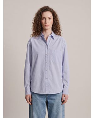 The Row Striped Gavina Shirt - Purple