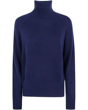 Seventy Cashmere Turtle Neck - Blue