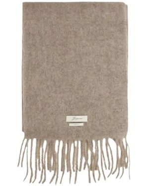 Jacquemus "L'Echarpe Carro" Scarf - Natural
