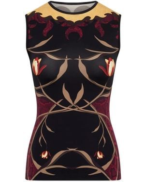 Marine Serre Printed Top - Black