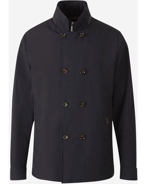 Moorer Jacket Volmer Double-Breasted - Blue