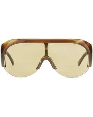 Phoebe Philo Sunglasses Half Bombe - Metallic