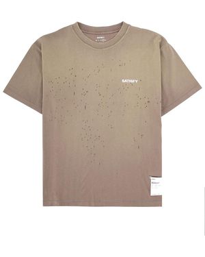 Satisfy T-Shirt With Logo - White