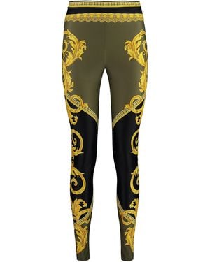 Versace Printed Leggings - Green
