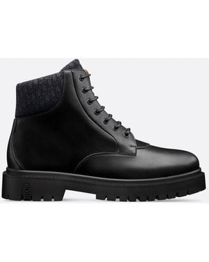 Dior Leather Boots - Black