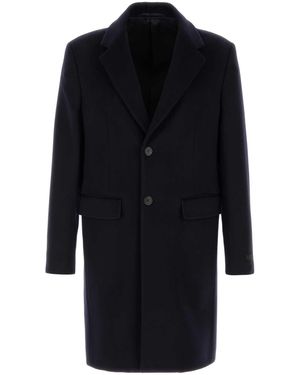 Prada Dark Tailored Coat - Black