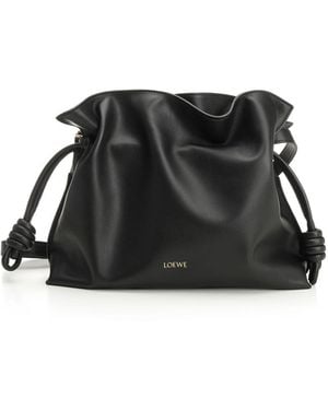 Loewe Medium Flamenco Clutch - Black