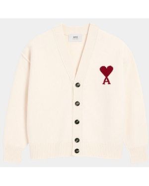 Ami Paris Cardigan - Natural