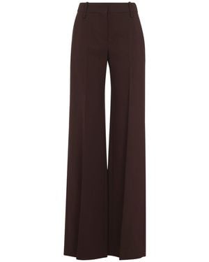 Ermanno Scervino Chestnut Wide Leg Pants - Brown