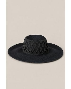 Brunello Cucinelli Wide Brim Hat - Black