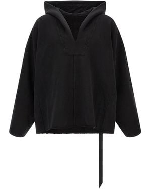 Rick Owens 'Ls Kaftan Hip' Hoodie - Black