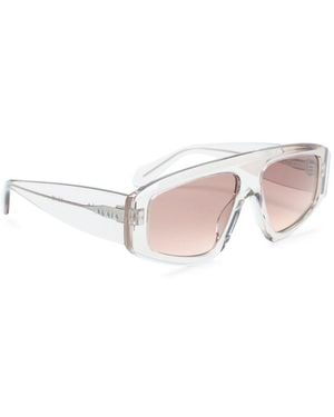 Alaïa Trasparent Acetate Sunglasses - Pink