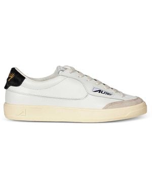 Autry Windscape Pony-Hair Heel-Counter Sneakers - White