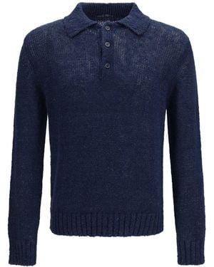 sunflower Buttoned Polo - Blue