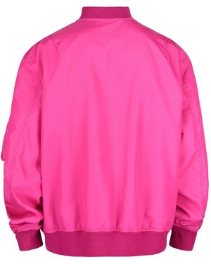 Valentino Nylon Bomber Jacket - Pink