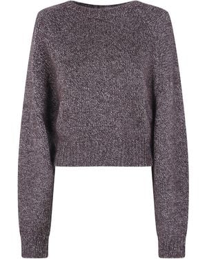 Mrz Round Neck Sweater - Gray