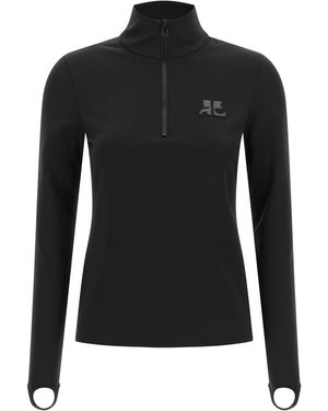Courreges 'Second-Skin' Sweater - Black