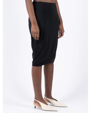 Jil Sander Wool Skirt - Black