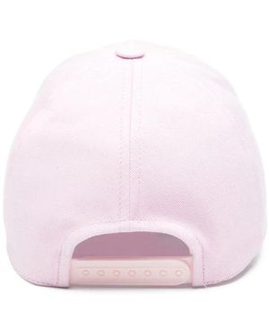 Courreges Logo Embroidered Adjustable Strap Hat - Pink