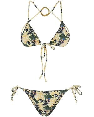 Anjuna Bikini With Removable Cups - Metallic