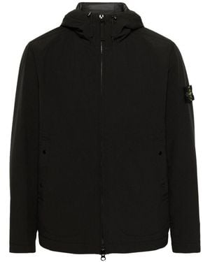 Stone Island Hooded Blouson Jacket - Black