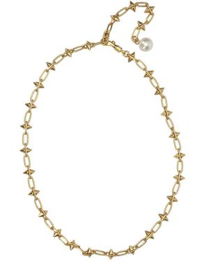 PUCCI "Punk" Necklace With Pointed Links - Metallic