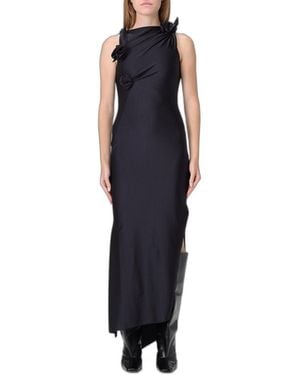 Coperni Sleeveless Cut-Out Dresses - Blue