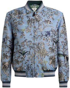 Etro Cotton Polyester Classic Bomber - Blue