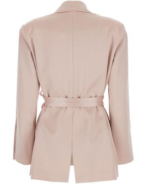 Pinko Jacket Rapa Satin - Natural
