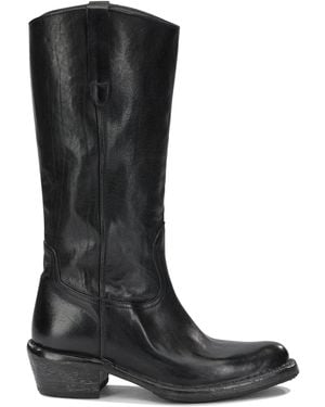 Moma "Dallas 50Mm" Cowboy Boots - Black