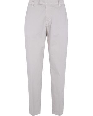 Michael Coal Cotton Classic Pants - Gray