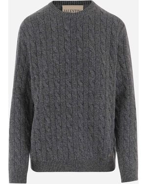 Valentino Wool Sweater - Gray