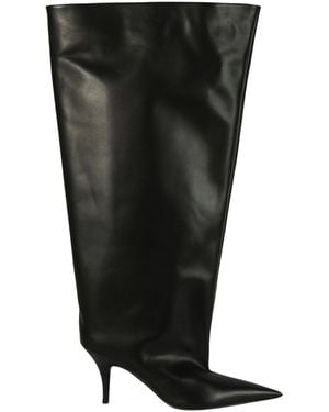 Balenciaga Waders Over-The-Knee Boots - Black