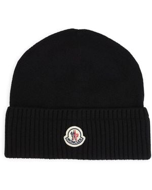 Moncler Wool Beanie - Black
