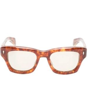 Jacques Marie Mage "Dealan 53" Sunglasses - Pink