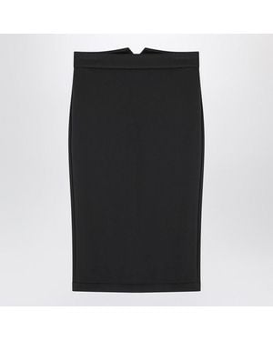 Moncler Genius Moncler X Edward Enninful Slim Neoprene Skirt - Black