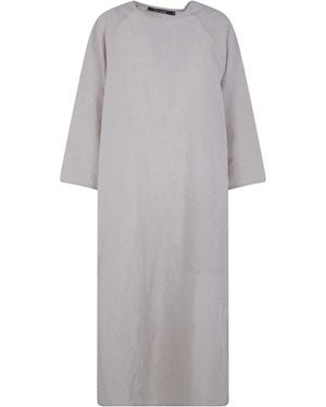 Sofie D ́hoore "Diya" Relaxed Raglan Sleeve Dress W Patch Pocket - Gray
