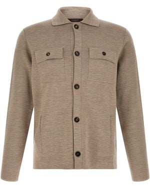 Zanone Cardigan - Natural