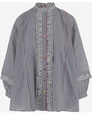 Péro Checked Shirt - Gray