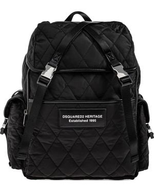 DSquared² Padded Backpack - Black