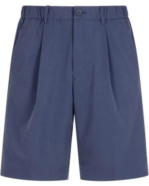 Herno Polyester Short Pants - Blue