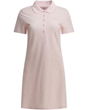 Burberry Short Polo Dress Dresses Pink