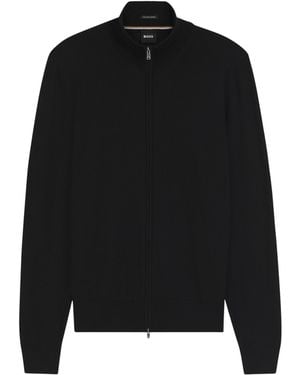 BOSS Virgin Wool Jacket - Black