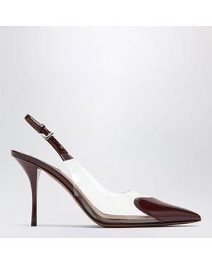 Alaïa "Le Coeur" Slingbacks - Brown