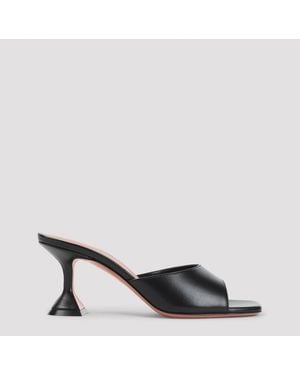 AMINA MUADDI Lupita 70 Slippers - Black