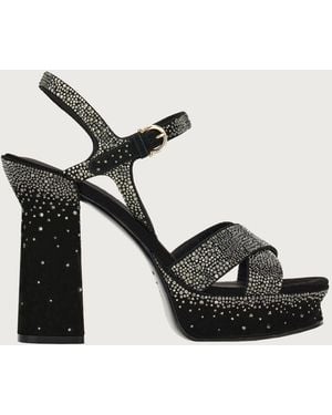 Ferragamo Sonya Suede Platform Sandals - Multicolor