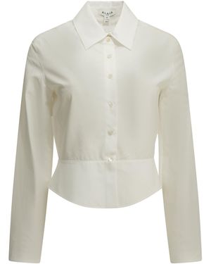 Alaïa "Peplum" Formal Shirt - White