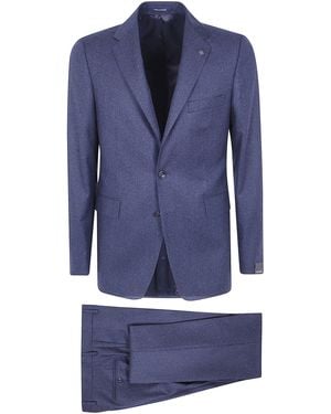 Tagliatore "Bruce" Single Breasted Jacket - Blue